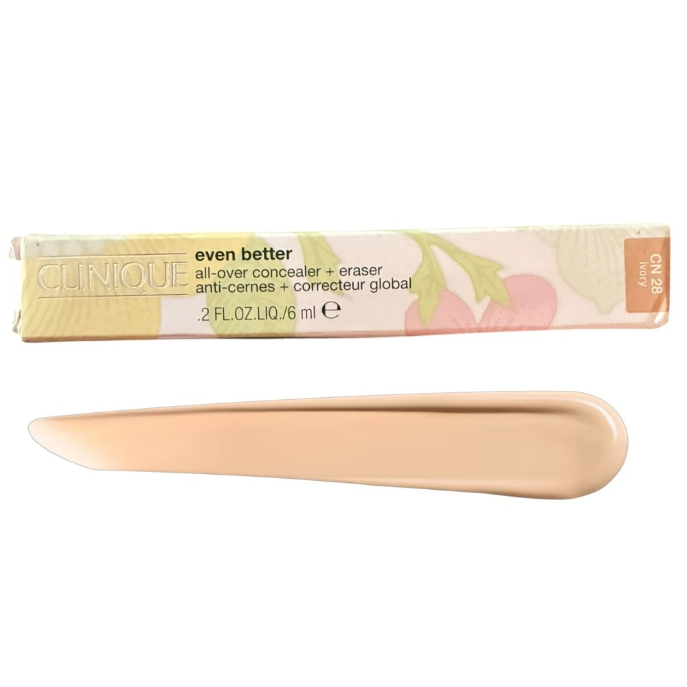 Clinique Even Better All-Over Concealer Eraser CN 28 Ivory Full Coverage 6ml New
